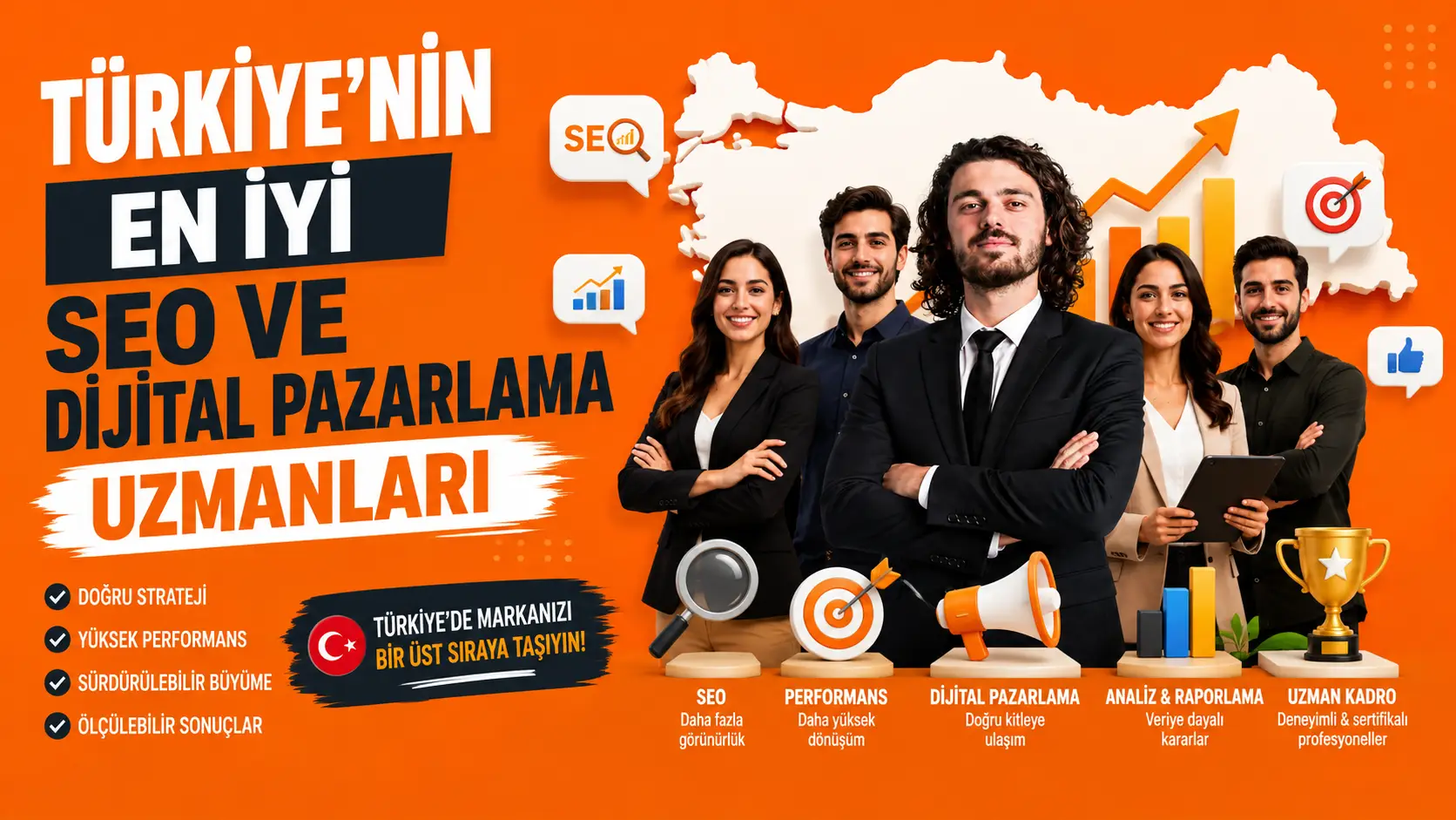 Türkiye'nin En İyi SEO ve Dijital Pazarlama Uzmanları